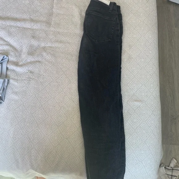 redone black straight leg jeans - Picture 4 of 4